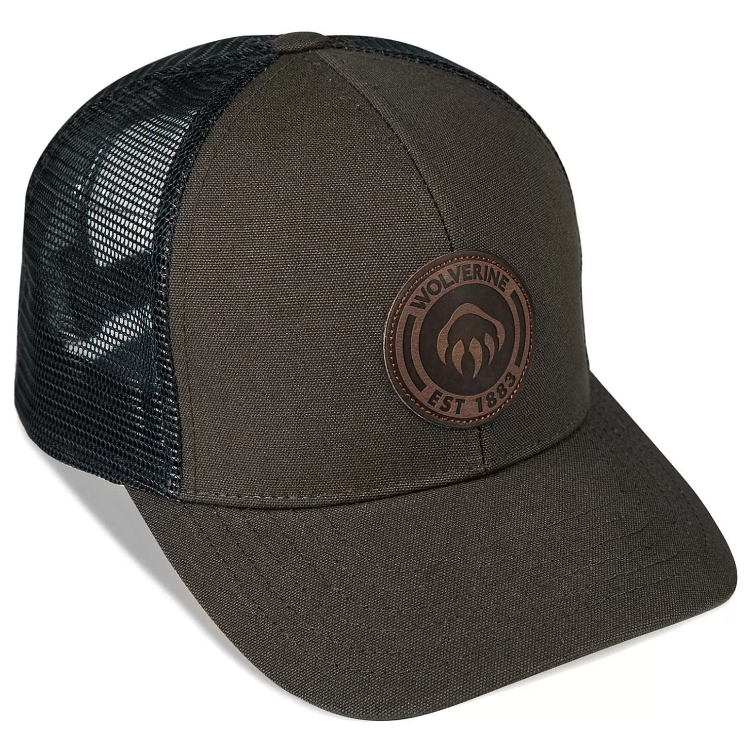 Wolverine 1883 Leather Patch Trucker Cap*Women Hats | Hats & Gloves