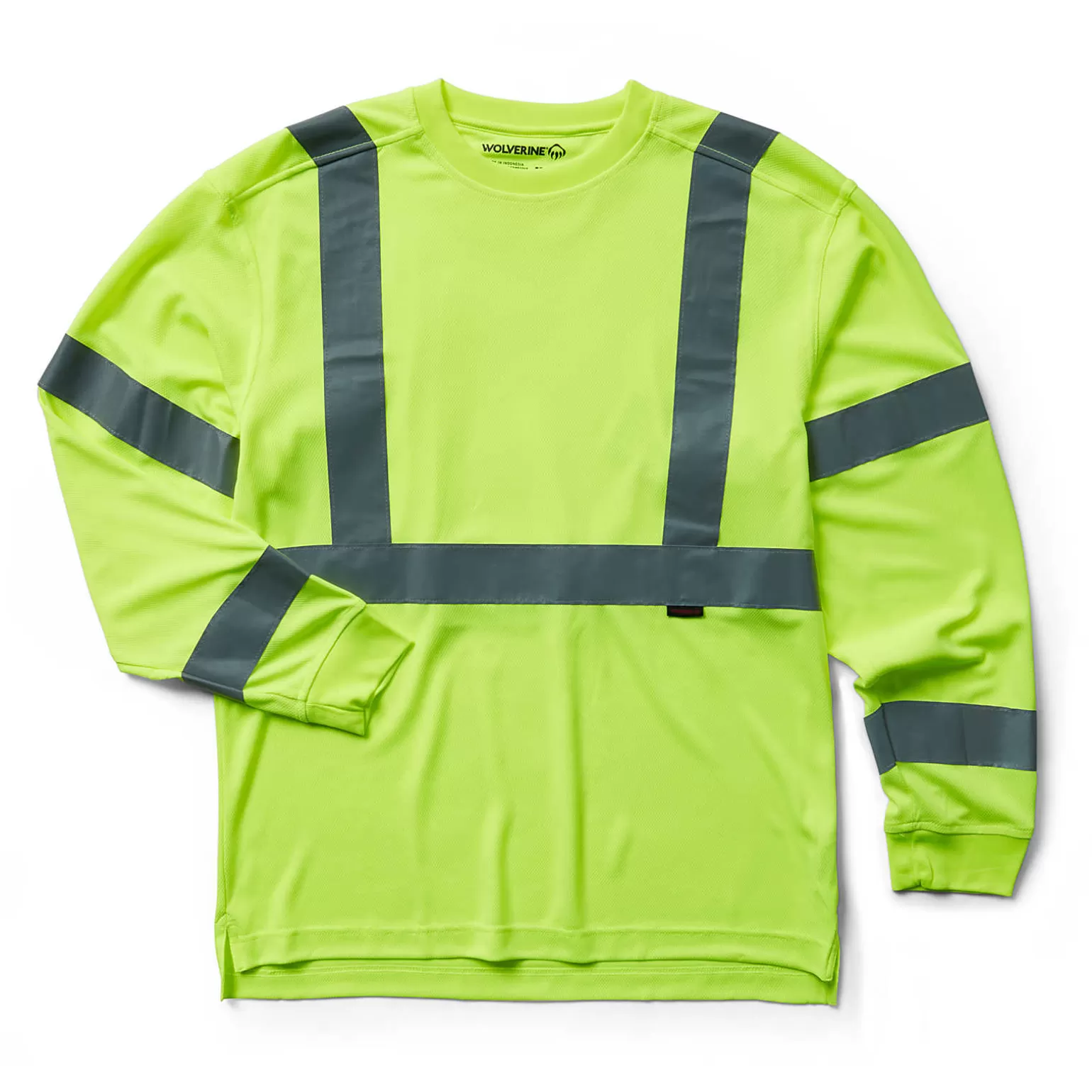 Wolverine Caution Long Sleeve Tee - Packaged* Work Shirts | T-Shirts