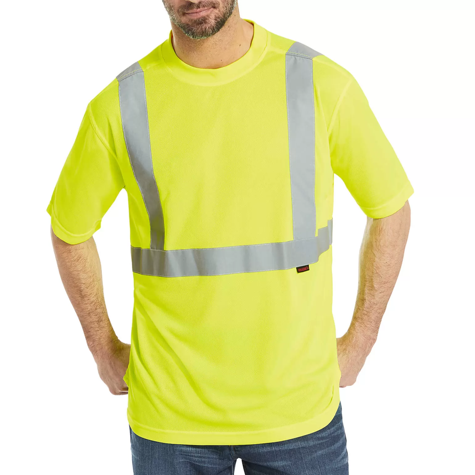 Wolverine Caution Short Sleeve Tee - Packaged* Work Shirts | T-Shirts