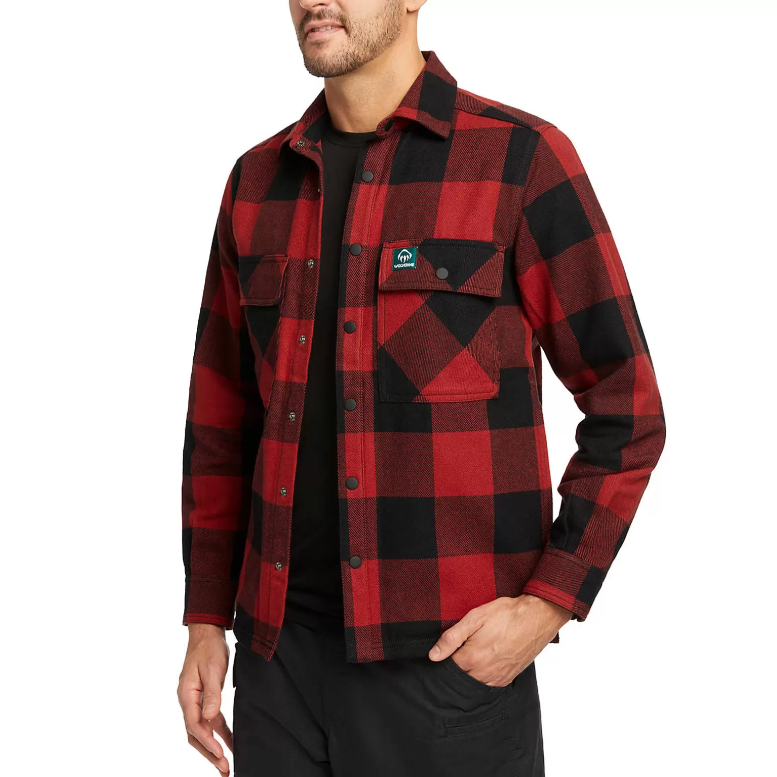 Wolverine Forge Flannel Overshirt* Work Shirts | Work Shirts