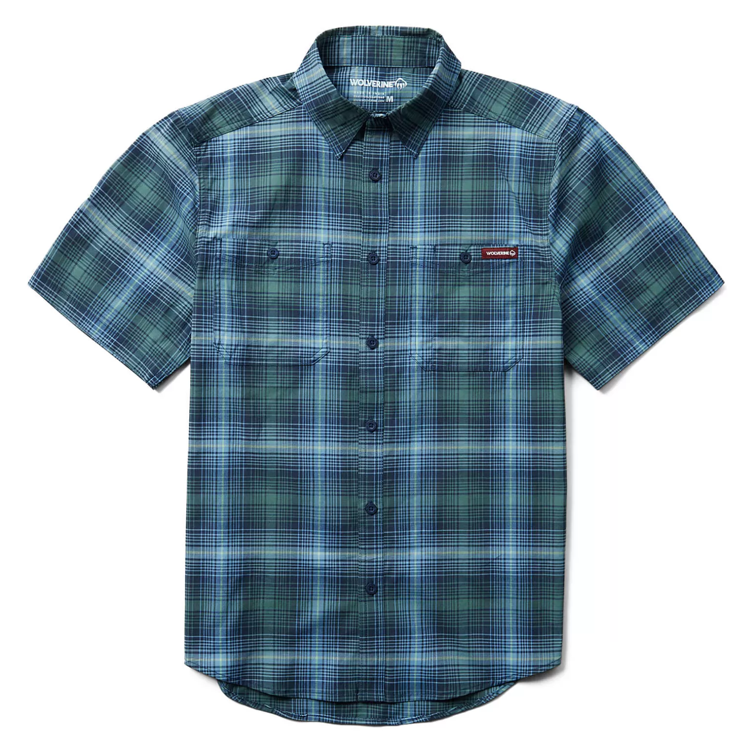 Wolverine Fuse Short Sleeve Plaid Shirt* T-Shirts | T-Shirts