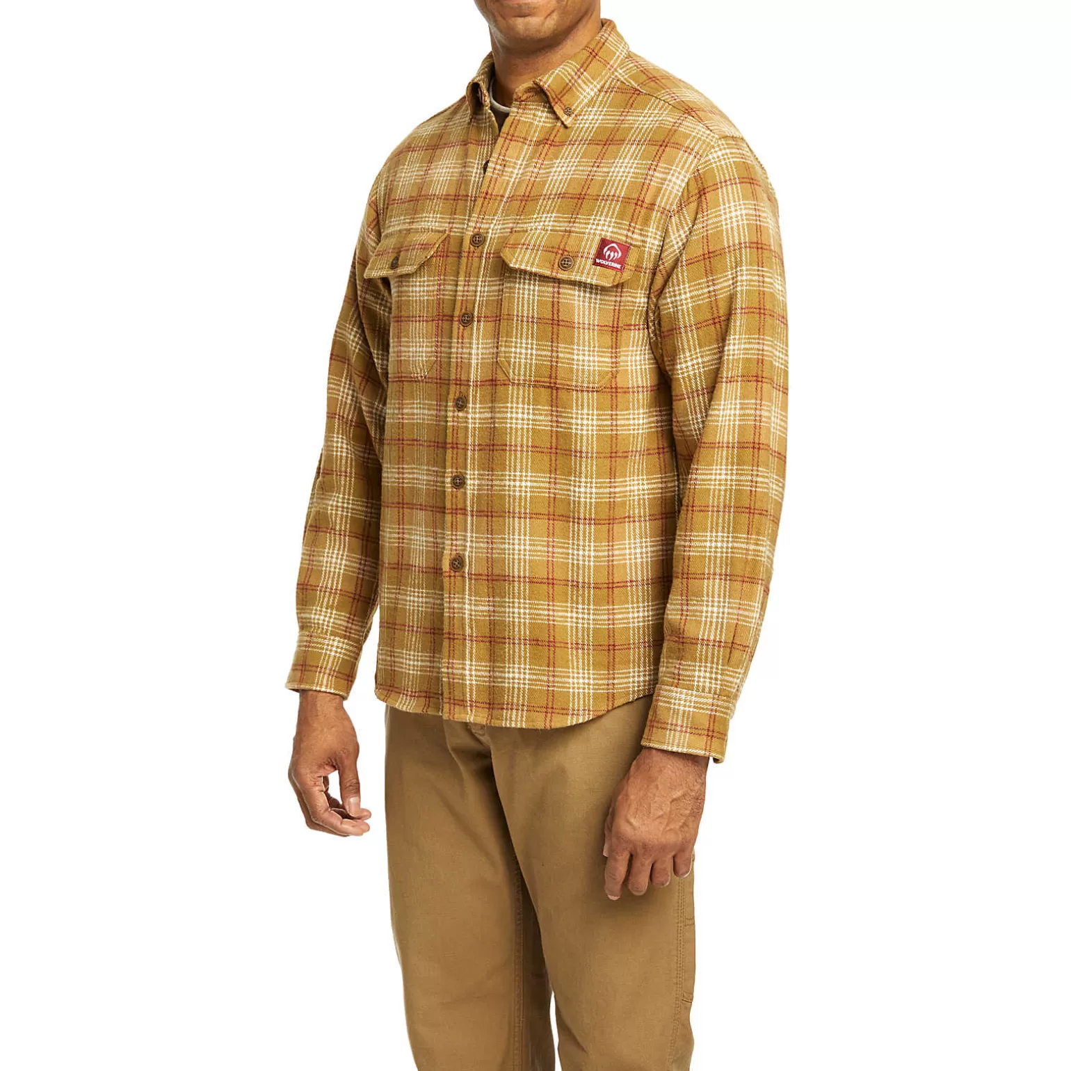 Wolverine Glacier Heavyweight Long Sleeve Flannel Shirt* Work Shirts | Best Sellers