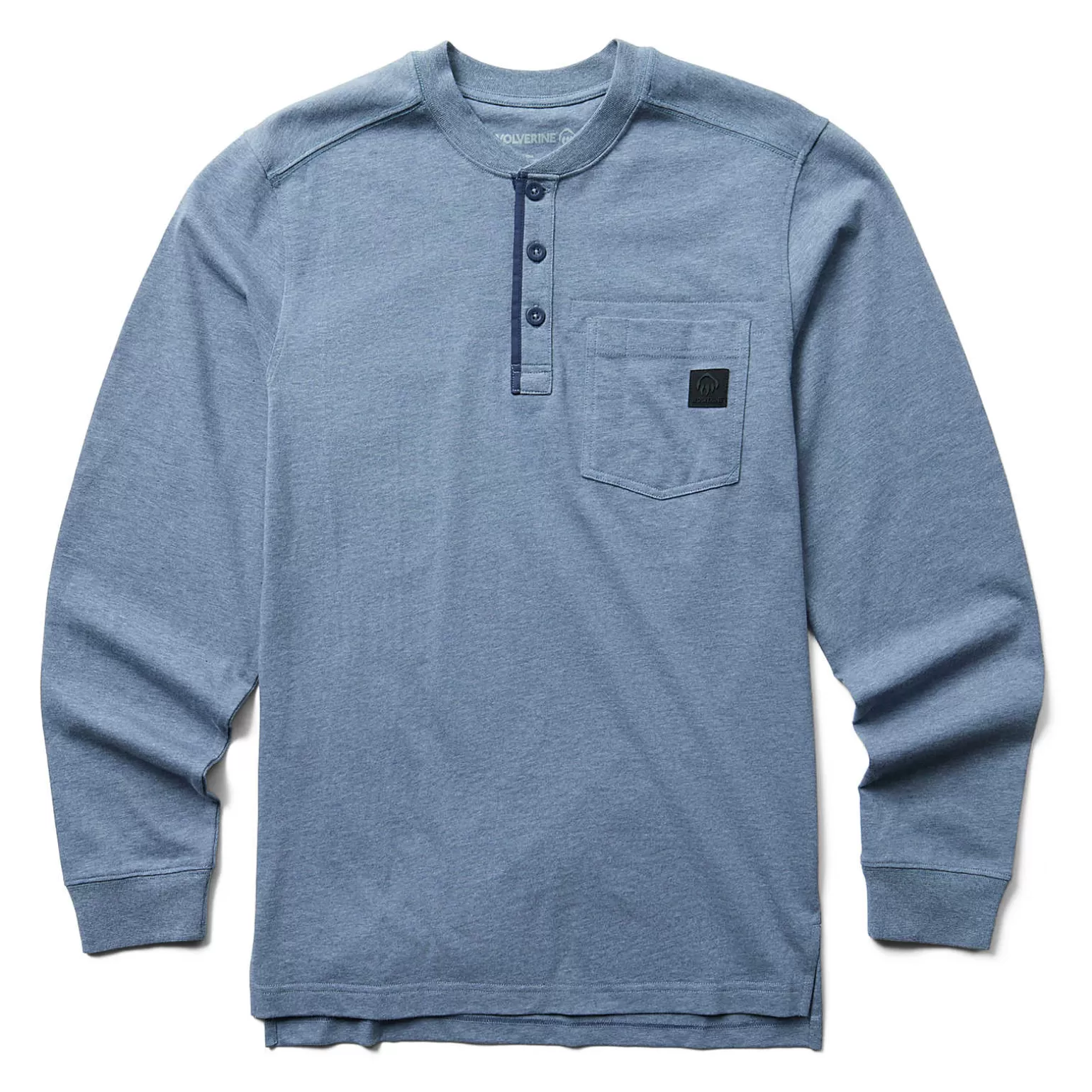 Wolverine Guardian Cotton™ Long Sleeve Henley* Work Shirts | T-Shirts