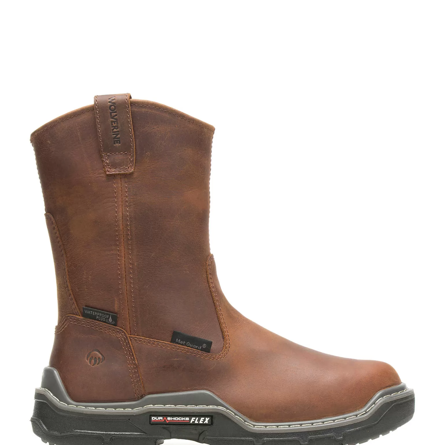 Wolverine Raider DuraShocks® Waterproof Met-Guard CarbonMAX® Work Wellington* Waterproof | Work Boots